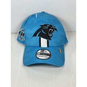 Size M/L New Era Blue Carolina Panthers 2024 Sideline 39THIRTY Flex Hat Cap NWT